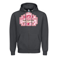 Smoke santas hot chocolate Zipper Hoodie - MaliasSmallBusiness