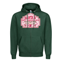 Sports Green santas hot chocolate Zipper Hoodie - MaliasSmallBusiness