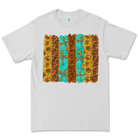 Dove Grey Western Brushstrokes Premium Tee - texasbilliewilder