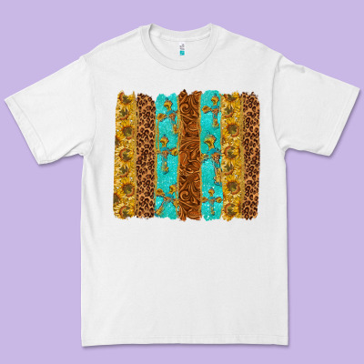 Western Brushstrokes Premium Tee Designed By Texasbilliewilder