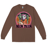 Chestnut neon moon Long Sleeve Tee - MaliasSmallBusiness