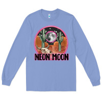 Colony Blue neon moon Long Sleeve Tee - MaliasSmallBusiness