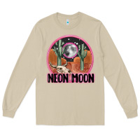 Mushroom neon moon Long Sleeve Tee - MaliasSmallBusiness