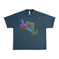 Midnight Navy cowboy hat Urban Heavy Tee - AdoDesignShop