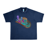 Navy cowboy hat Urban Heavy Tee - AdoDesignShop