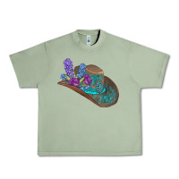 Oil Green cowboy hat Urban Heavy Tee - AdoDesignShop