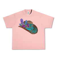 Salmon cowboy hat Urban Heavy Tee - AdoDesignShop