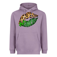 Lavender St. Patricks Day Leopard Lips Heavyweight Hoodie - Bettercallsaul