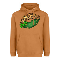 Meerkat St. Patricks Day Leopard Lips Heavyweight Hoodie - Bettercallsaul