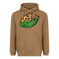 Toasted Coconut St. Patricks Day Leopard Lips Heavyweight Hoodie - Bettercallsaul