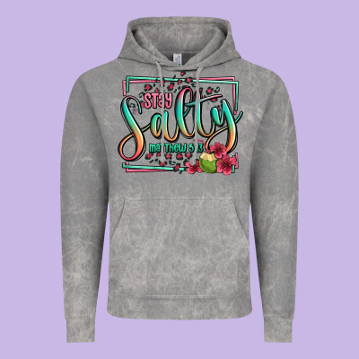 Stay Salty Matthew 5 13 Summer Vintage Hoodie Designed By Jasminsmagicworld