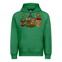 Emerald Mexican coffee cups Mexico Urban Hoodie - HowdyJamesFarm