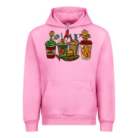 Fuchsia Pink Mexican coffee cups Mexico Urban Hoodie - HowdyJamesFarm
