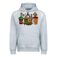 Heather Grey Mexican coffee cups Mexico Urban Hoodie - HowdyJamesFarm