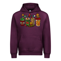Mauve Wine Mexican coffee cups Mexico Urban Hoodie - HowdyJamesFarm