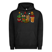 Pigment Black Mexican coffee cups Mexico Urban Hoodie - HowdyJamesFarm