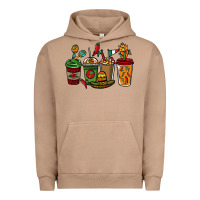 Pigment Burro Mexican coffee cups Mexico Urban Hoodie - HowdyJamesFarm