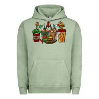 Pigment Oil Green Mexican coffee cups Mexico Urban Hoodie - HowdyJamesFarm