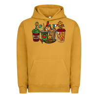 Pigment Peanut Butter Mexican coffee cups Mexico Urban Hoodie - HowdyJamesFarm