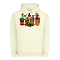 Pigment Pistachio Mexican coffee cups Mexico Urban Hoodie - HowdyJamesFarm