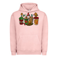 Pigment Salmon Mexican coffee cups Mexico Urban Hoodie - HowdyJamesFarm