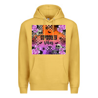 Antique Gold Spooky Vibes Premium Hoodie - texasbilliewilder