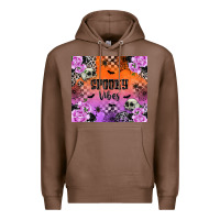 Chestnut Spooky Vibes Premium Hoodie - texasbilliewilder