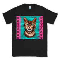 Black Western Bengal Cat Classic Tee - LillyAllenDesigns