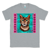 Heather Grey Western Bengal Cat Classic Tee - LillyAllenDesigns