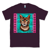 Plum Western Bengal Cat Classic Tee - LillyAllenDesigns