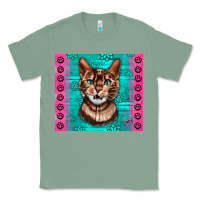 Sage Western Bengal Cat Classic Tee - LillyAllenDesigns