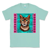 Seafoam Western Bengal Cat Classic Tee - LillyAllenDesigns