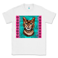 White Western Bengal Cat Classic Tee - LillyAllenDesigns
