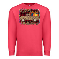 Cardinal Merry Christmas Truck Premium Sweatshirt - Bettercallsaul