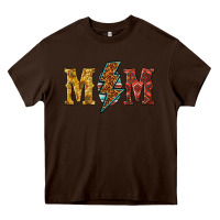 Chocolate Brown western mom Heavy Core Tee - texasbilliewilder