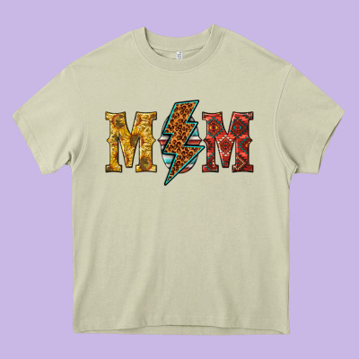Western Mom Heavy Core Tee Designed By Texasbilliewilder