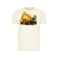 Vintage Arctic excavator cactus sunflower sunset Vintage Tee - Artiststas
