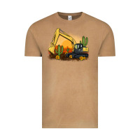 Vintage Camel excavator cactus sunflower sunset Vintage Tee - Artiststas