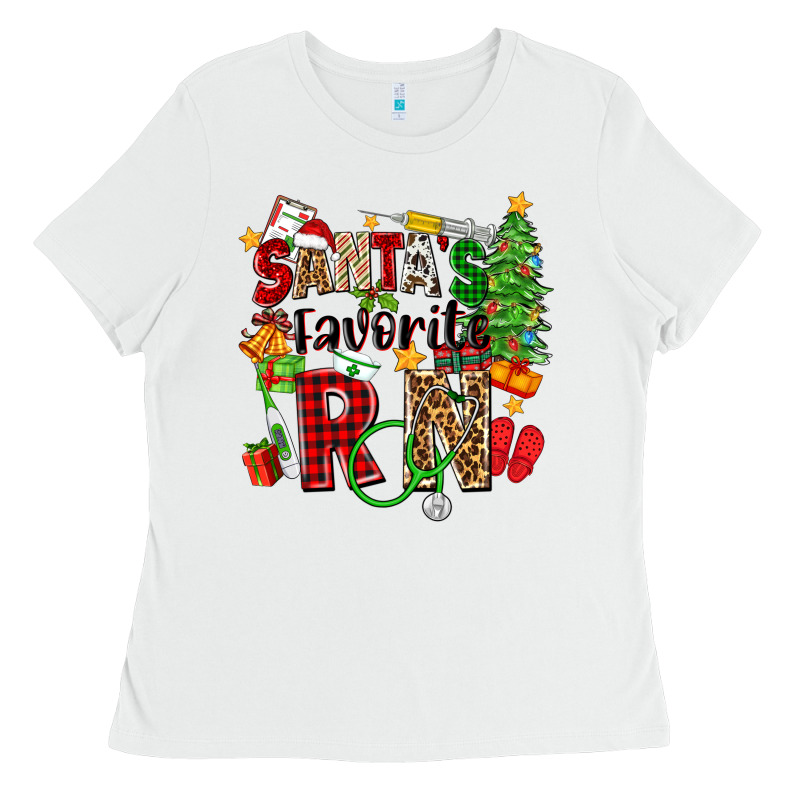 Santa's Favorite Rn Ladies Tee by Zillion Design Studio | Teevron