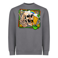 Storm st patricks day peace skull Heavyweight Sweatshirt - Jasminsmagicworld