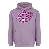 Lavender Pink Leopard Lips Heavyweight Hoodie - Bettercallsaul