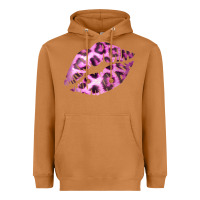 Meerkat Pink Leopard Lips Heavyweight Hoodie - Bettercallsaul