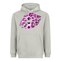 Moon Dust Pink Leopard Lips Heavyweight Hoodie - Bettercallsaul