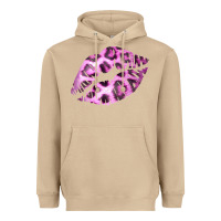 Mushroom Pink Leopard Lips Heavyweight Hoodie - Bettercallsaul