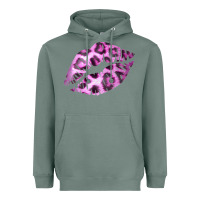 Sage Pink Leopard Lips Heavyweight Hoodie - Bettercallsaul