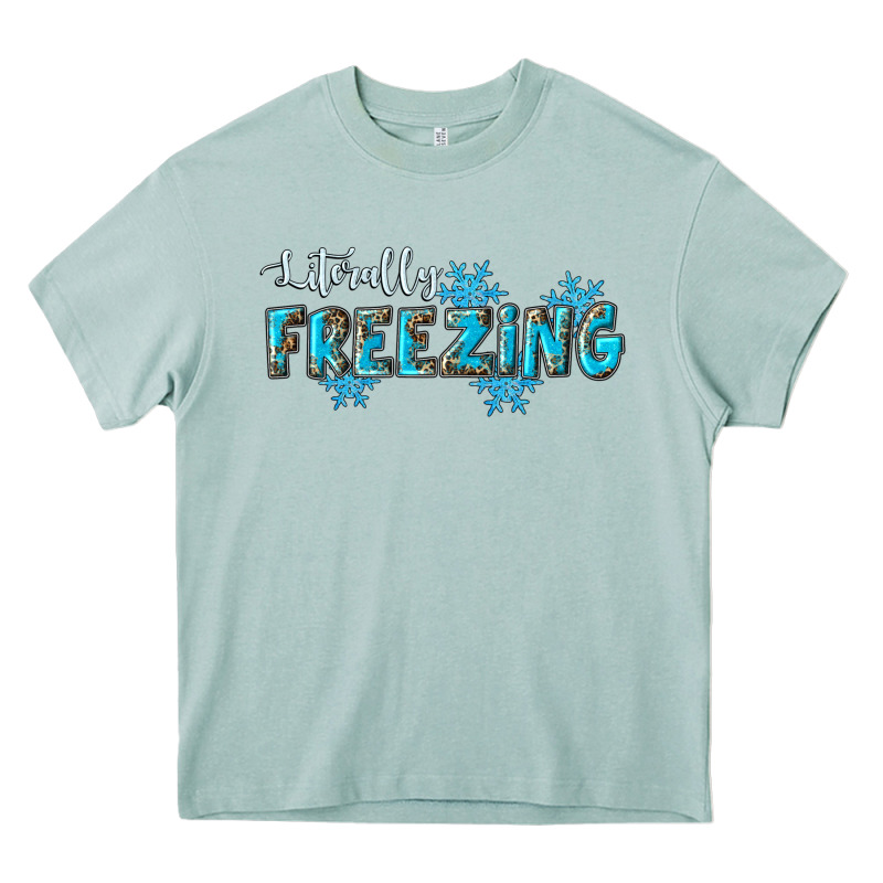Literally Freezing Winter Heavy Core Tee by RanaPortraitStore | Teevron