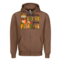 Chestnut whatever spices your pumpkin Zipper Hoodie - MaliasSmallBusiness