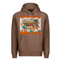 Chestnut grateful thankful blessed Premium Hoodie - JahusDesignShop