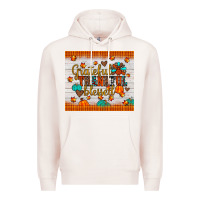 Pale Pink grateful thankful blessed Premium Hoodie - JahusDesignShop