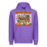 Purple grateful thankful blessed Premium Hoodie - JahusDesignShop
